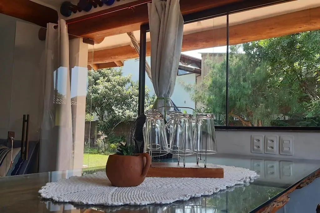 Ferienhaus Apartamento Terreo 1 Dormitorio 300M Do Mar Palhoça Brasilien